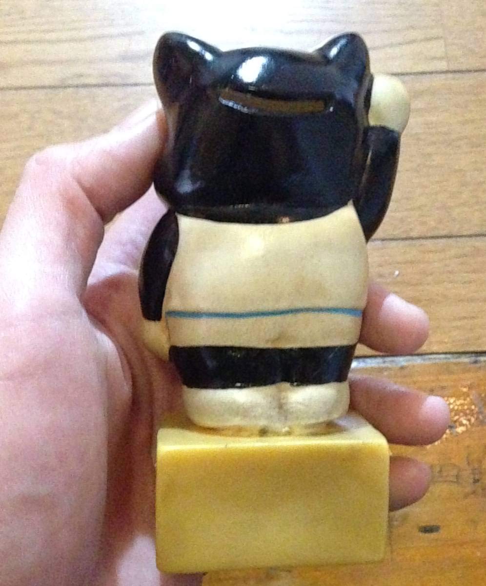 Amazon.co.jp: のらくろ 日本信託銀行 ソフビ フィギュア 人形 貯金箱